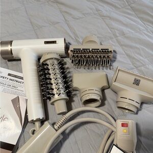 Shark White Hair Styling Tool Set